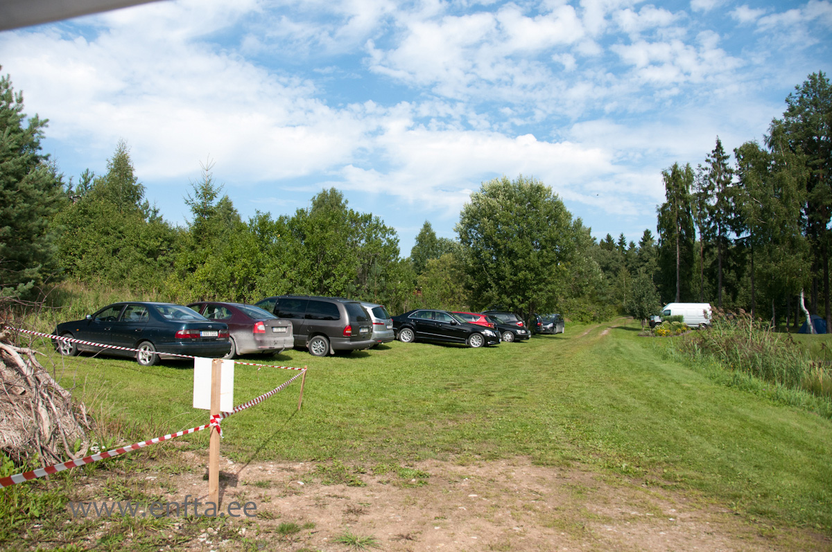 Enough parking space and place to tent.